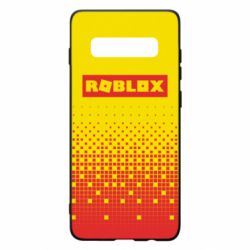 Чехол для Samsung S10+ Logo and squares - PrintSalon