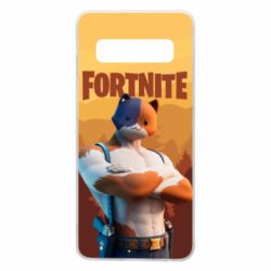 Чехол для Samsung S10 Meowscles and logo - PrintSalon