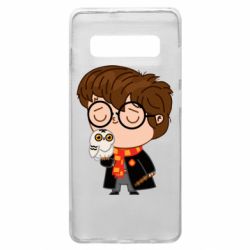 Чехол для Samsung S10+ Милый Гарри с совой - PrintSalon