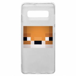 Чехол для Samsung S10+ Minecraft Minimalist - PrintSalon