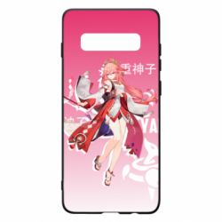 Чохол для Samsung S10+ Mischievous Yae Miko - PrintSalon