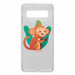 Чехол для Samsung S10 Monkey. Fuck You - PrintSalon