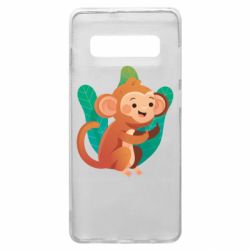 Чехол для Samsung S10+ Monkey. Fuck You - PrintSalon