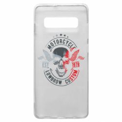 Чехол для Samsung S10+ Moto skull - PrintSalon