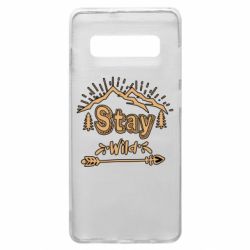 Чехол для Samsung S10+ Mountains - Stay Wild - PrintSalon