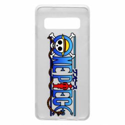 Чехол для Samsung S10 One Piece Logo Skull - PrintSalon
