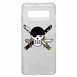 Чехол для Samsung S10+ One Piece Zoro logo - PrintSalon