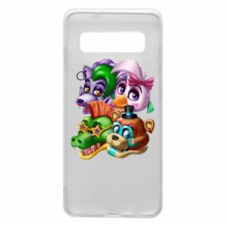 Чехол для Samsung S10 Персонажи FNAF - PrintSalon