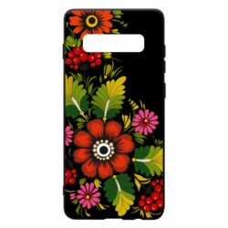 Чохол для Samsung S10+ Петриківський розпис - PrintSalon