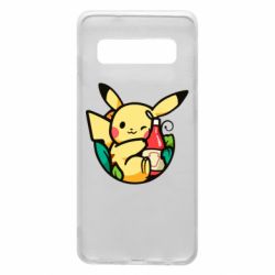 Чехол для Samsung S10 Pikachu with ketchup - PrintSalon