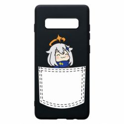 Чехол для Samsung S10+ Pocket Paimon - PrintSalon