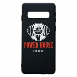Чехол для Samsung S10 Powerhouse fitness - PrintSalon