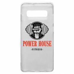 Чехол для Samsung S10+ Powerhouse fitness - PrintSalon