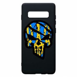 Чохол для Samsung S10+ Punisher Coat of arms of Ukraine - PrintSalon