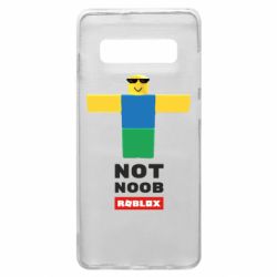 Чехол для Samsung S10+ Roblox Not Noob - PrintSalon