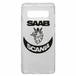 Чехол для Samsung S10+ Scania SAAB logo - PrintSalon