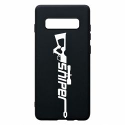 Чехол для Samsung S10+ Sniper Logo