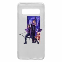 Чехол для Samsung S10 Соколиный глаз и Кейт Бишоп - PrintSalon