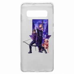 Чехол для Samsung S10+ Соколиный глаз и Кейт Бишоп - PrintSalon