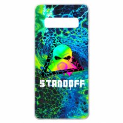 Чехол для Samsung S10+ Standoff art skull - PrintSalon