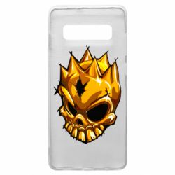 Чехол для Samsung S10+ Standoff - Gold Skull