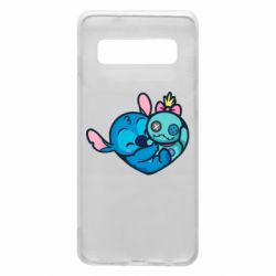 Чехол для Samsung S10 Стич с куклой - PrintSalon