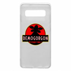 Чехол для Samsung S10 Stragner Things Demogorgon - PrintSalon