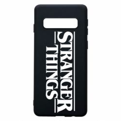 Чехол для Samsung S10 Stragner Things Logo - PrintSalon