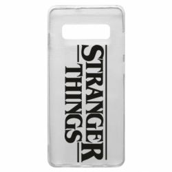 Чехол для Samsung S10+ Stragner Things Logo - PrintSalon