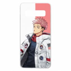 Чехол для Samsung S10 Street style Yuji Itadori-PrintSalon Чехол для Samsung S10 Street style Yuji Itadori