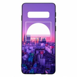 Чохол для Samsung S10 Sunset city - PrintSalon