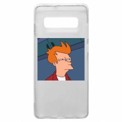 Чехол для Samsung S10+ Suspicious Fry - PrintSalon