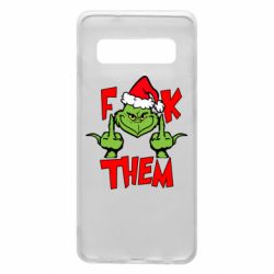Чехол для Samsung S10 The grinch f*ck them - PrintSalon