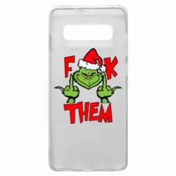 Чехол для Samsung S10+ The grinch f*ck them - PrintSalon