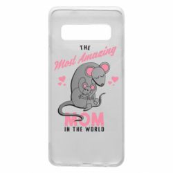 Чехол для Samsung S10 The Most amazing mom in the world - PrintSalon