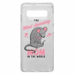 Чехол для Samsung S10+ The Most amazing mom in the world - PrintSalon