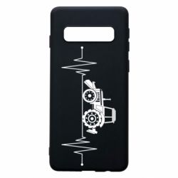Чехол для Samsung S10 Трактор импульс - PrintSalon