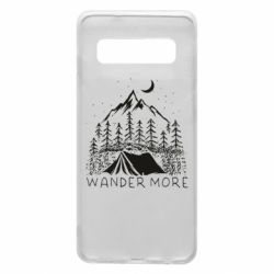 Чехол для Samsung S10 Wander more - PrintSalon