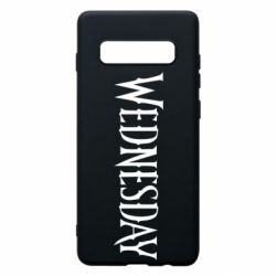 Чохол для Samsung S10+ Wednesday logo - PrintSalon