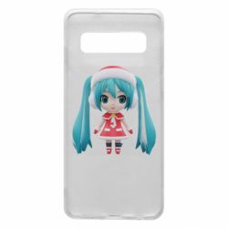 Чехол для Samsung S10 Winter Hatsune Miku - PrintSalon