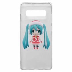 Чехол для Samsung S10+ Winter Hatsune Miku - PrintSalon