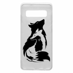 Чехол для Samsung S10 Wolf And Fox - PrintSalon