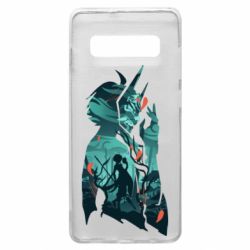 Чехол для Samsung S10+ Xiao silhouette - PrintSalon