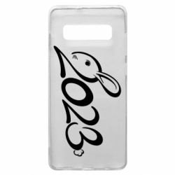 Чехол для Samsung S10+ Заяц 2023 - PrintSalon