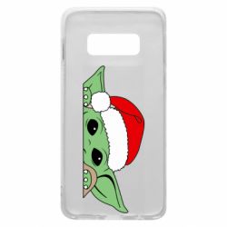 Чохол для Samsung S10e Baby Yoda Santa - PrintSalon