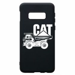 Чехол для Samsung S10e CAT logo and truck - PrintSalon