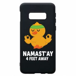 Чехол для Samsung S10e Duck Namast'ay Away - PrintSalon