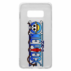 Чехол для Samsung S10e One Piece Logo Skull - PrintSalon