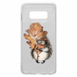 Чехол для Samsung S10e Осенний ежик - PrintSalon