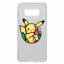 Чехол для Samsung S10e Pikachu with ketchup - PrintSalon